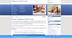 Desktop Screenshot of bridgemarysurgery.co.uk